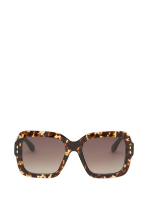Isabel Marant Eyewear Sundy tortoiseshell-effect square-frame sunglasses - Brown