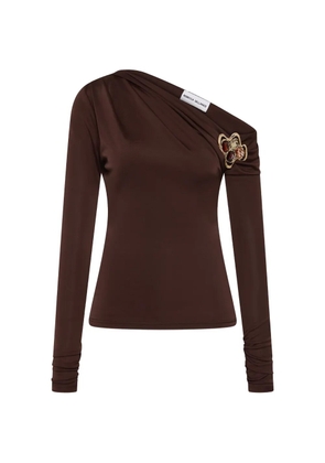 Rebecca Vallance Hazine embellished top - Brown