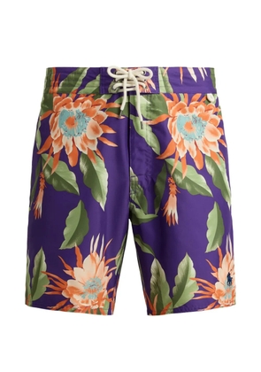 Polo Ralph Lauren floral-print swim shorts - Purple