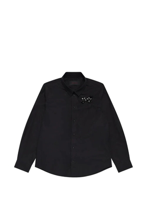 Simone Rocha embellished-detail classic shirt - Black