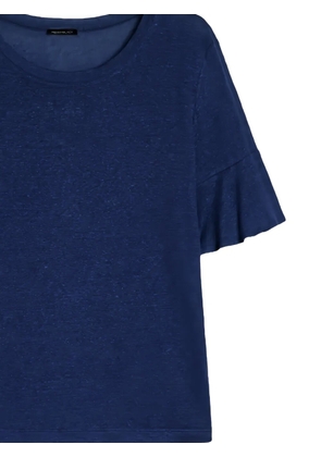 Pennyblack ruffle-sleeve T-shirt - Blue