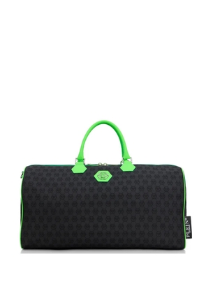 Philipp Plein Weekend jacquard monogram holdall bag - Black