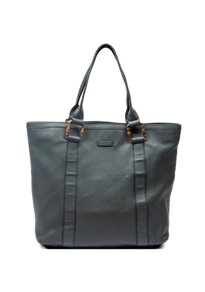 Gucci Pre-Owned Bamboo tote bag - Grey