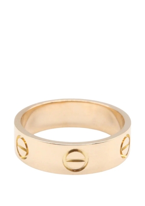 Cartier 2010s Love engraved-details ring - Pink