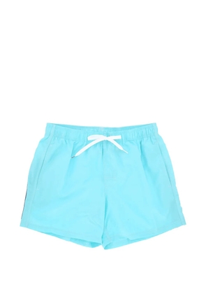 Sundek logo-patch swim shorts - Blue