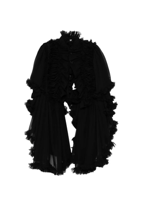 Noir Kei Ninomiya ruffled jacket - Black