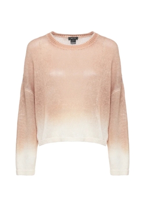 Avant Toi ombré-effect open-knit sweater - Pink