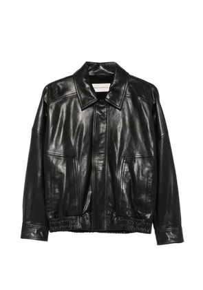 Nour Hammour Dalma leather jacket - Black