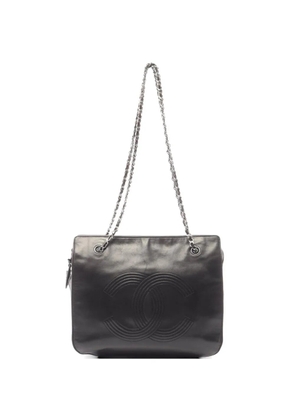 CHANEL Pre-Owned 1996-1997 Coco Mark chain shoulder bag - Black