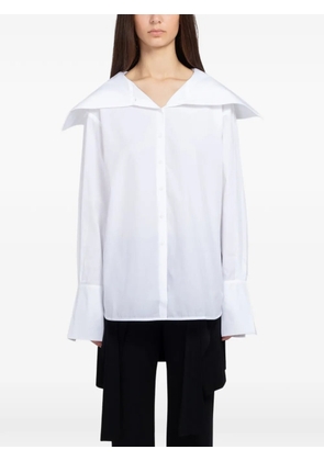 Beaufille Romi wide-collar blouse - White