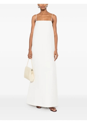 CALVIN KLEIN COLLECTION Annika open-back spaghetti-strap maxi dress - White