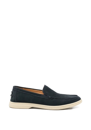 SERGIO MORETTI FIRENZE stud-embellished suede loafers - Blue