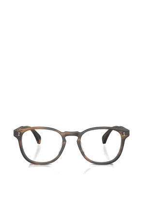 Oliver Peoples Finley Esq. round-frame glasses - Brown