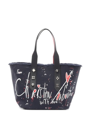 Christian Louboutin Pre-Owned Frangibus logo-print tote bag - Blue