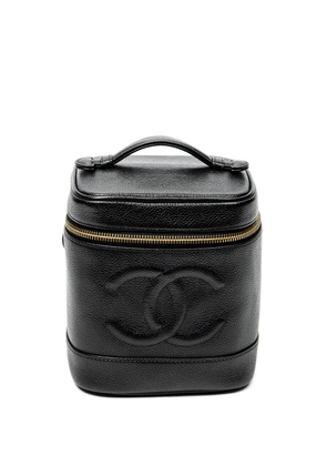 CHANEL Pre-Owned 1997-1999 tall Timeless logo-detail tote bag - Black