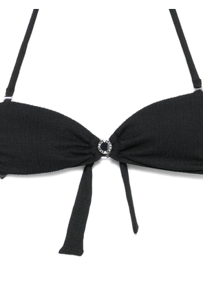 Emporio Armani logo-plaque bikini - Black