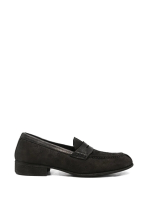 Guidi suede leather loafers - Black