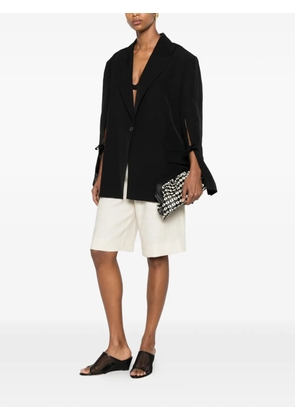 Frenken bow-embellishment blazer - Black