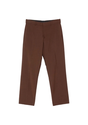 Paul Smith pressed-crease tailored trousers - Brown