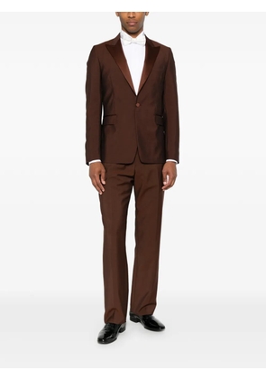 Paul Smith pressed-crease tailored trousers - Brown