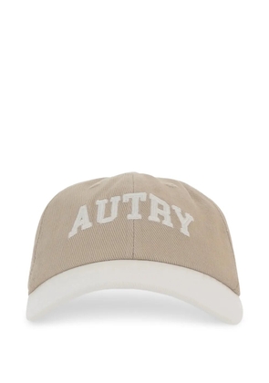 Autry logo-embroidered touch-strap baseball cap - Neutrals