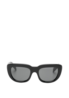 Prada Eyewear logo-print rectangle-frame sunglasses - Black