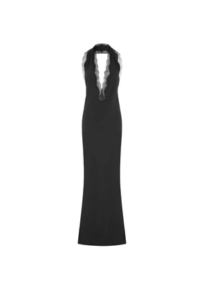 16Arlington Malena lace-trim gown - Black