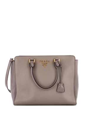 Prada Pre-Owned Convertible Open Saffiano Leather Medium tote bag - Grey
