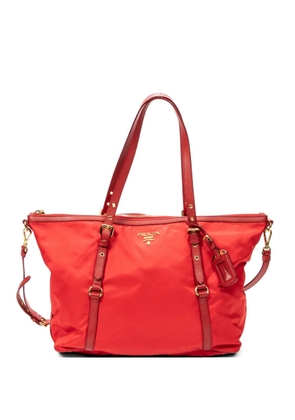 Prada Pre-Owned buckled tote bag - Red