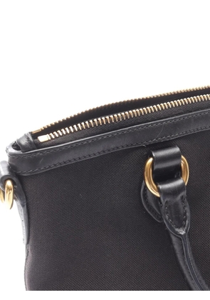 Prada Pre-Owned 2000s leather-trim handbag - Black