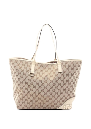 Gucci Pre-Owned 2000s Bullitt GG-canvas tote bag - Neutrals