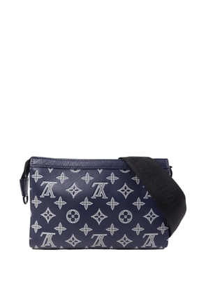 Louis Vuitton Pre-Owned Gaston Wearable Wallet Monogram Shadow shoulder bag - Blue
