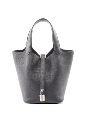 Hermès Pre-Owned 2025 PM Picotan Lock Clemence-leather tote bag - Black