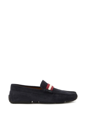 Bally Pilot stripe-detail loafers - Blue