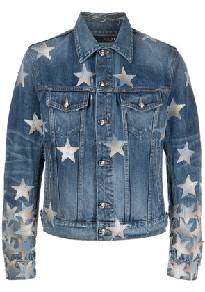 AMIRI printed denim jacket - Blue