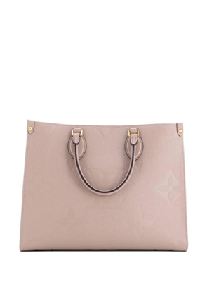 Louis Vuitton Pre-Owned OnTheGo Monogram Empreinte Giant MM tote bag - Neutrals