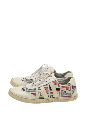Fendi Pre-Owned patterned sneakers - Neutrals