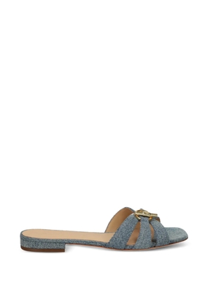 Lauren Ralph Lauren logo-plaque sandals - Blue