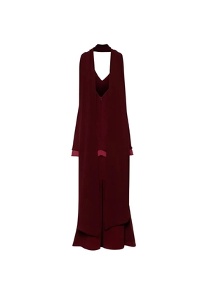 Baobab Danielle V-neck open-back maxi dress - Red