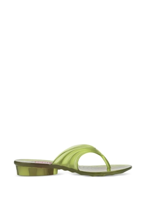 Melissa x Diesel Quantum ribbed flip-flops - Yellow