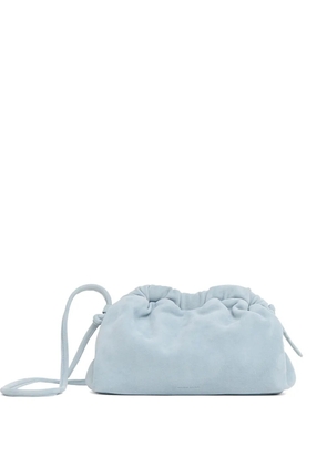 Mansur Gavriel Cloud suede clutch bag - Blue