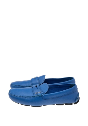 Prada Pre-Owned leather loafers - Blue