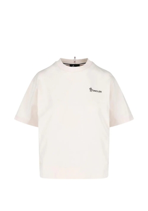 Moncler Grenoble logo-print patch-detail T-shirt - White