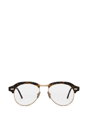 Thom Browne Eyewear tortoiseshell-effect pilot glasses