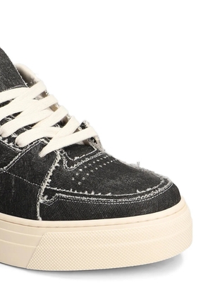 Demna distressed-effect panelled sneakers - Black