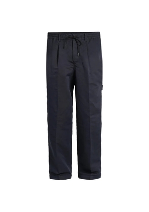 PT Torino pleated drawstring trousers - Black