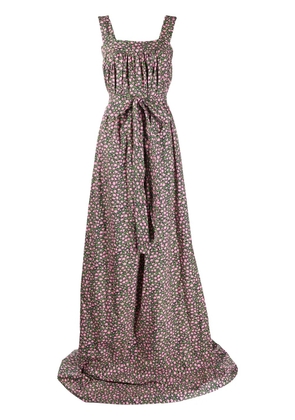 La DoubleJ Mimosa daisy print short dress - Green