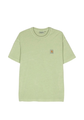 Carhartt WIP Nelson garment-dyed logo-patch T-shirt - Green