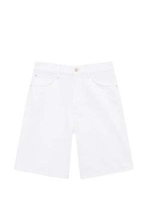 ANINE BING Jasper cotton shorts - White
