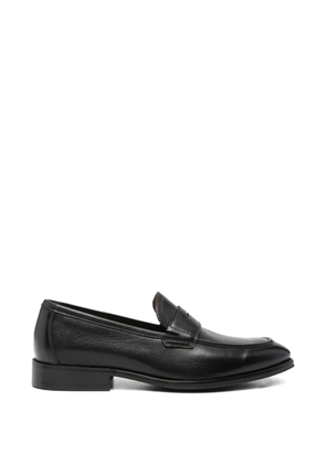 SERGIO MORETTI FIRENZE leather loafers - Black